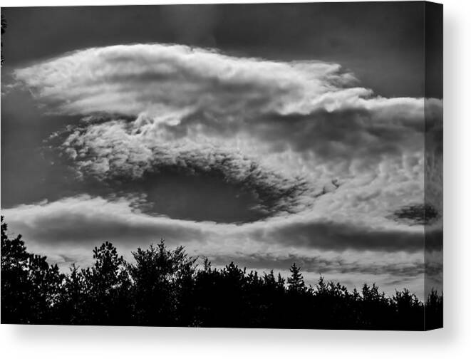 Cloudscapes Canvas Print featuring the photograph C Clouds by Louis Dallara