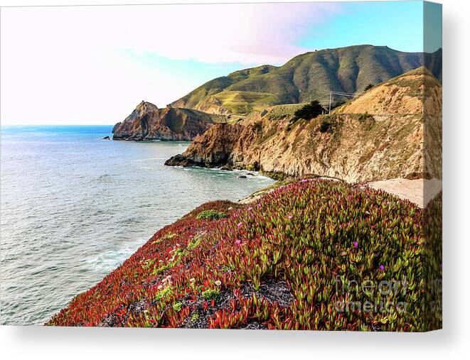 Coast Canvas Print featuring the photograph California dreaming by Claudia M Photography