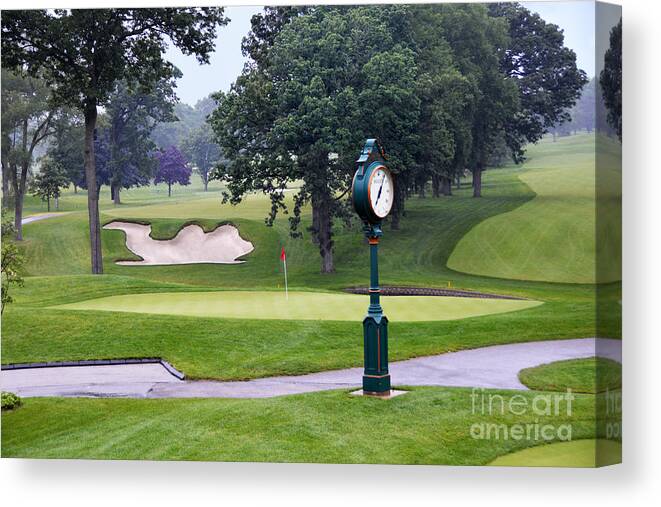 Camel Canvas Print featuring the photograph Camel Sand Trap in Medinah by Catherine Sherman