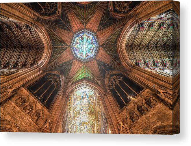 Arch Canvas Print featuring the photograph Candlemas - Octagon by James Billings