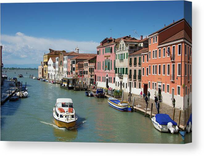 Cannaregio Canvas Print featuring the photograph Cannaregio canal Venice Italy by Matthias Hauser