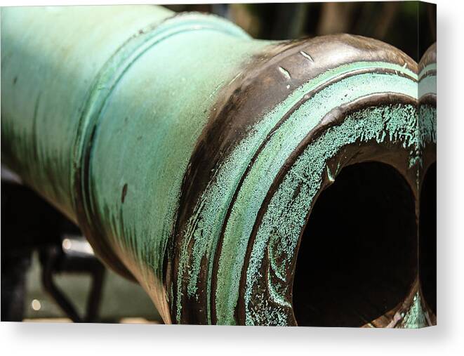 Cannon Canvas Print featuring the photograph Cannon at Chickamauga by Joni Eskridge