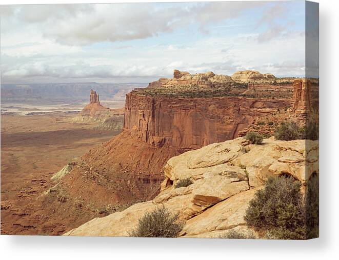 Candle Canvas Print featuring the photograph Canyonlands Candlestick by Peter J Sucy