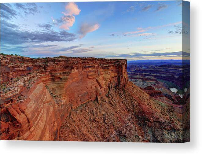 Canyonlands Delight Canvas Print featuring the photograph Canyonlands Delight by Chad Dutson