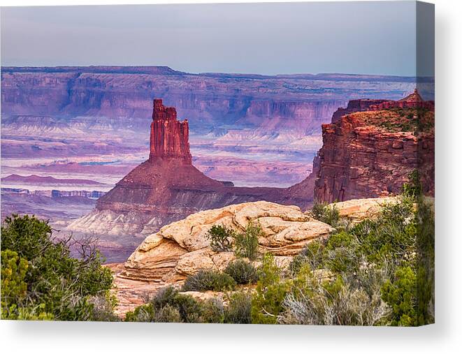 Canyonlands Canvas Print featuring the photograph Canyonlands Utah Views by James BO Insogna