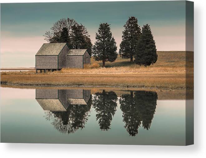 Cape Cod Reflections Canvas Print featuring the photograph Cape Cod Reflections by Darius Aniunas