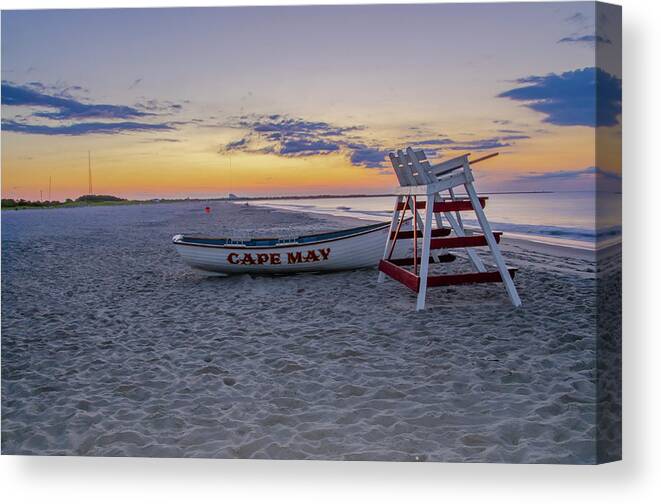Cape May Canvas Print featuring the photograph Cape May Mornings by Bill Cannon
