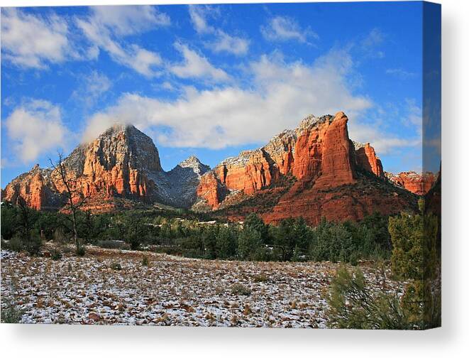 Sedona Canvas Print featuring the photograph Capitol to Coffeepot by Gary Kaylor