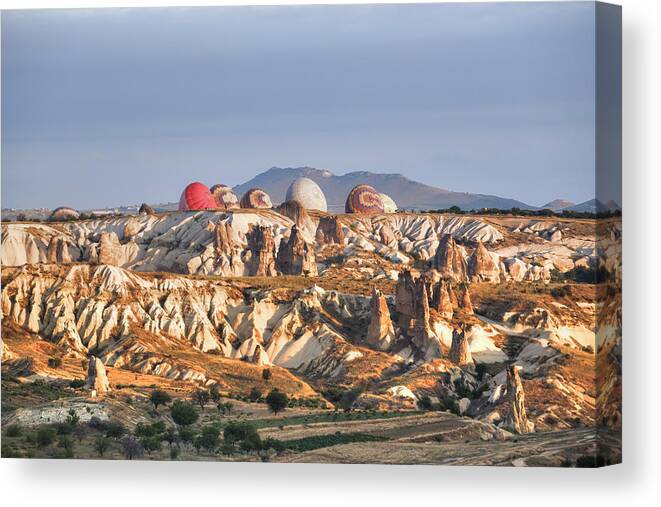 Cappadocia Canvas Print featuring the photograph Cappadocia - Turkey by Joana Kruse