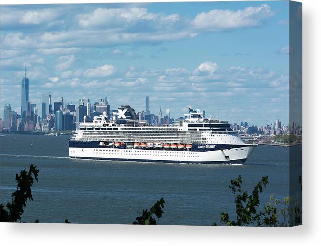 Cruise Ship Canvas Print featuring the photograph Celebrity Summit by Kenneth Cole