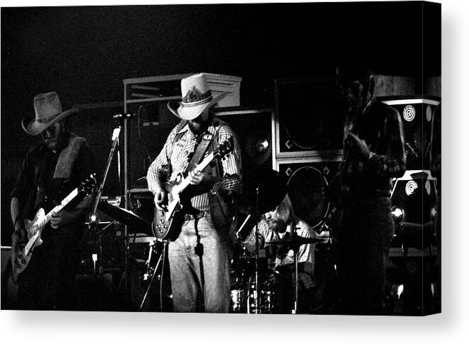 Charlie Daniels Canvas Print featuring the photograph Charlie Daniels by Kevin Cable