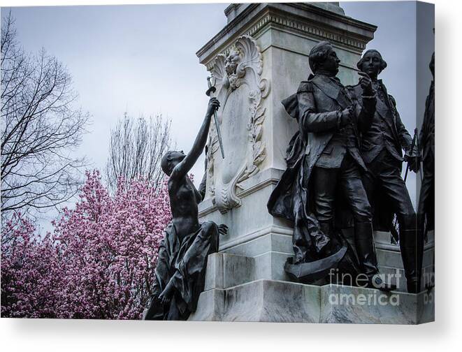 Cherry Canvas Print featuring the photograph Lafayette Square by Jonas Luis