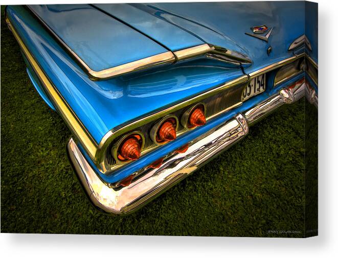 Transportation Canvas Print featuring the photograph Chev One by Jerry Golab