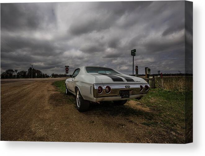 Super Sport Canvas Print featuring the photograph Chevelle SS by Aaron J Groen