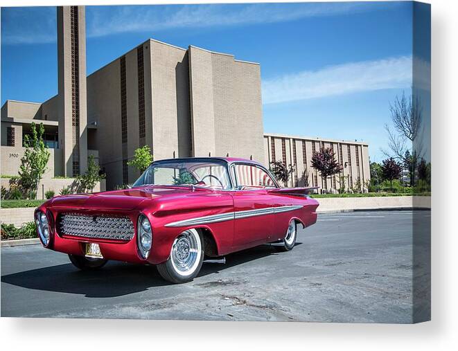 Chevrolet Impala Canvas Print featuring the photograph Chevrolet Impala by Jackie Russo