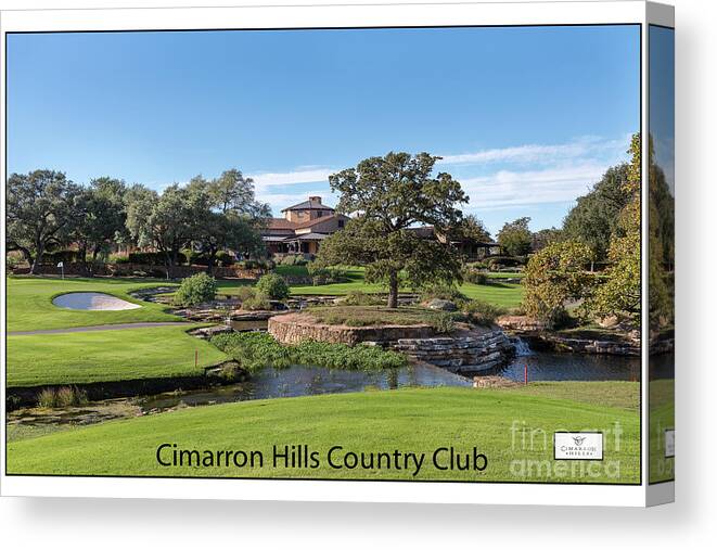 Cimarron Hills Canvas Print featuring the photograph Cimarron Hills by John Johnson