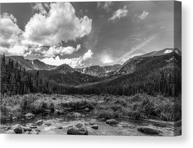 Colorado Canvas Print featuring the photograph Cirque Meadow by John Roach