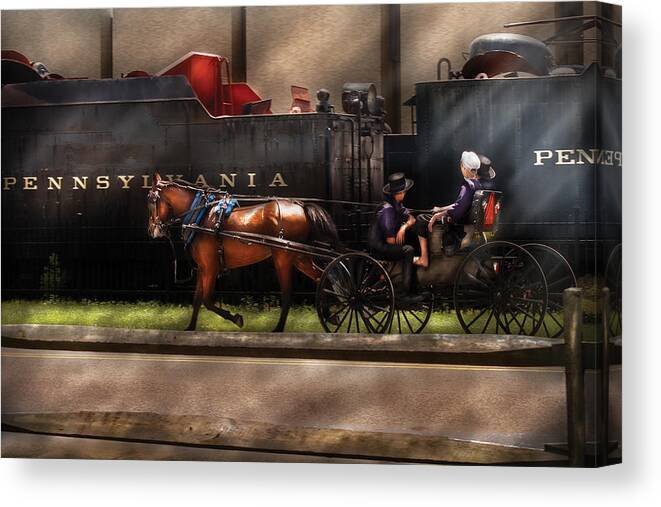 Savad Canvas Print featuring the photograph City - Lancaster PA - You got to love Lancaster by Mike Savad