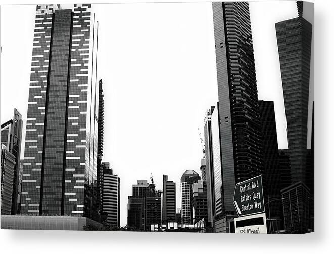 Architecture Canvas Print featuring the photograph Cityscape by Kevin Duke