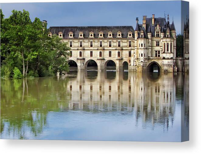 Five Queens of Chenonceau Chateau Small Cushion