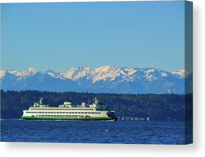 Ferry Canvas Print featuring the photograph Classic Ferry by Brian O'Kelly