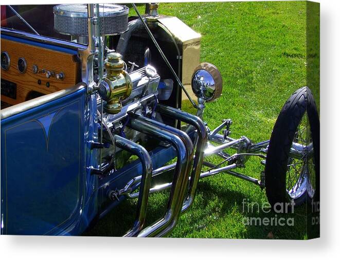 Ford Hotrod Canvas Print featuring the photograph Classic Ford Hotrod by Mary Deal