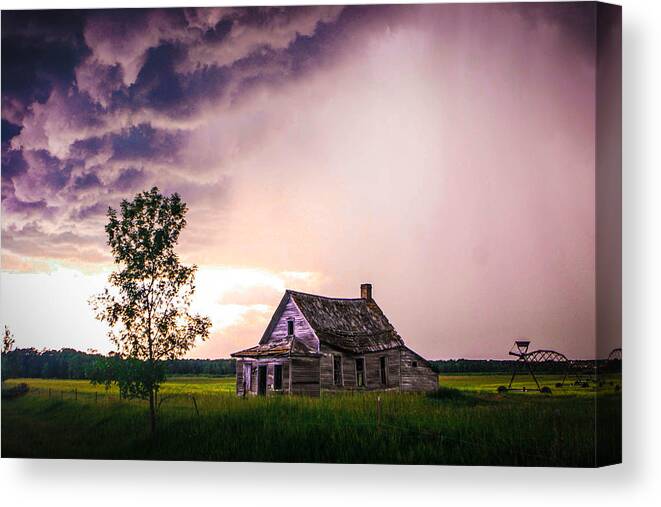Landscape Canvas Print featuring the photograph Cloud Kissed by Artsy Gypsy
