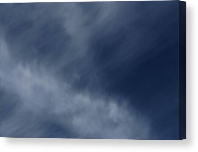 Cirrus Canvas Print featuring the photograph Clouds by Steve Gravano