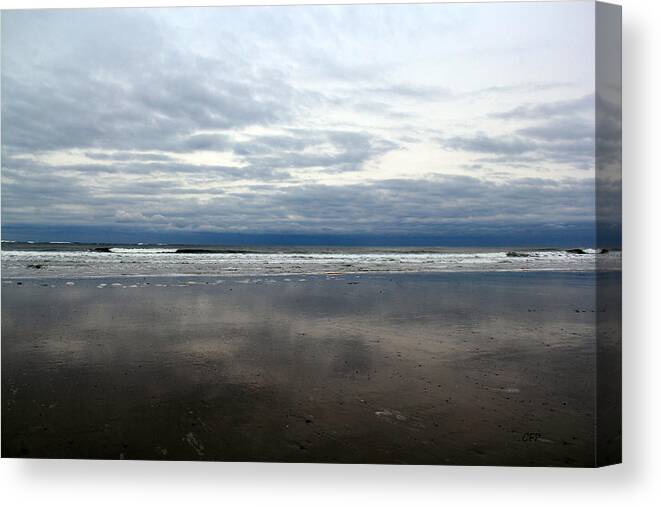 Nature Canvas Print featuring the photograph Cloudy Reflections by Becca Wilcox