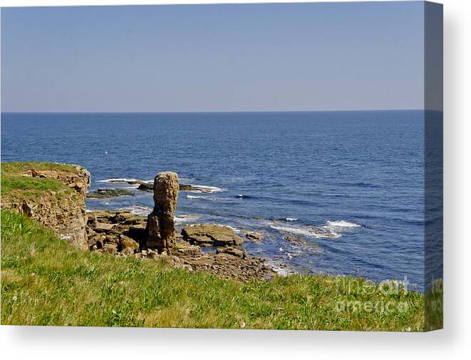 Coast Canvas Print featuring the photograph Coast. Seascape 3. by Elena Perelman