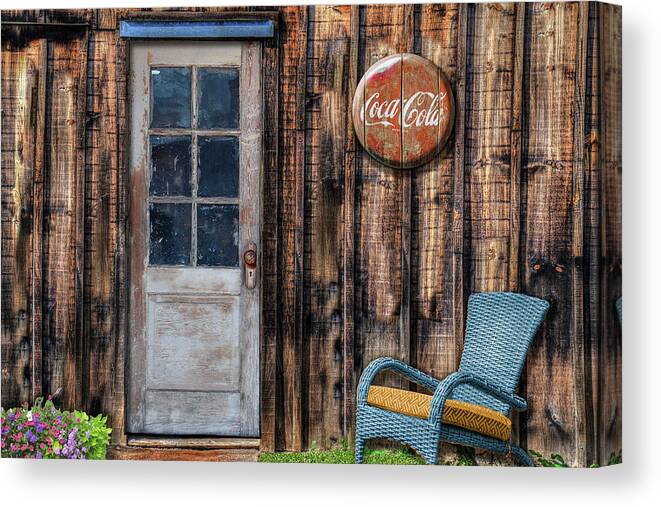 Coca Cola Canvas Print featuring the photograph Coca Cola by Paul Wear