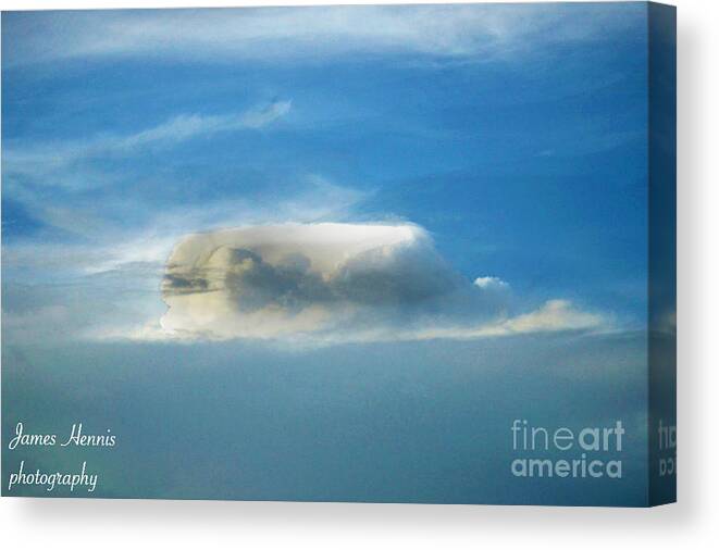 Clouds Canvas Print featuring the photograph Coliseum in the Sky by Metaphor Photo