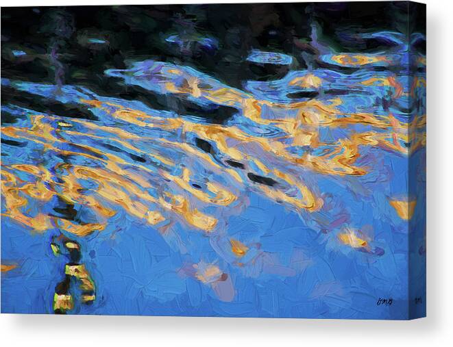 Abstract Canvas Print featuring the photograph Color Abstraction LXIV by David Gordon