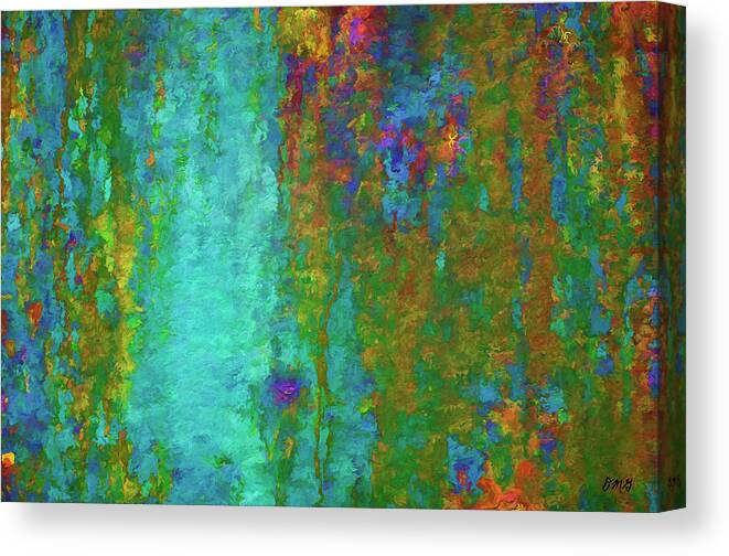 Abstract Canvas Print featuring the photograph Color Abstraction LXVII by David Gordon