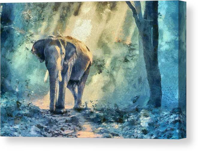Wall Pictures Elephant Animals Colourful PICTURE CANVAS ABSTRACT PICTURE ART PRINT d1538 