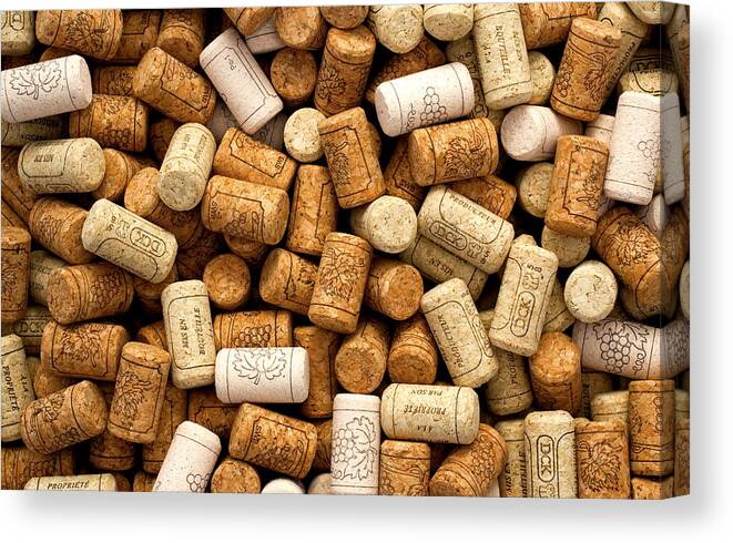 Tan Canvas Print featuring the photograph Corks by Rob Tullis