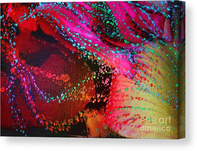  Canvas Print featuring the painting Cosmogenesis by Jeanette French