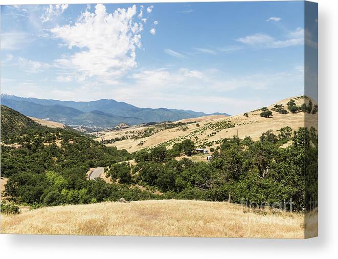 America Canvas Print featuring the photograph Countryside around Ashland in Oregon, USA by Didier Marti