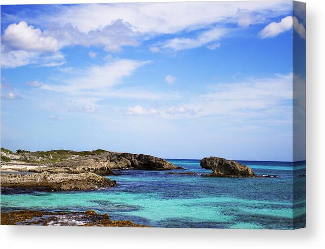 Cozumel Mexico Canvas Print featuring the photograph Cozumel Mexico by Marlo Horne