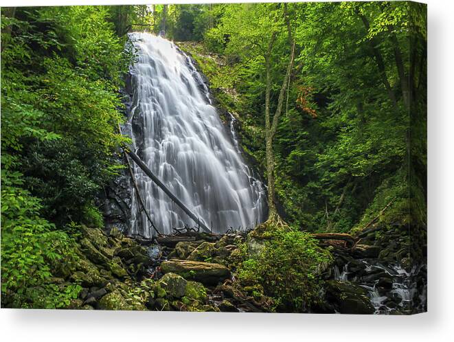 Crabtree Falls Canvas Print featuring the photograph Crabtree Falls by Chris Berrier