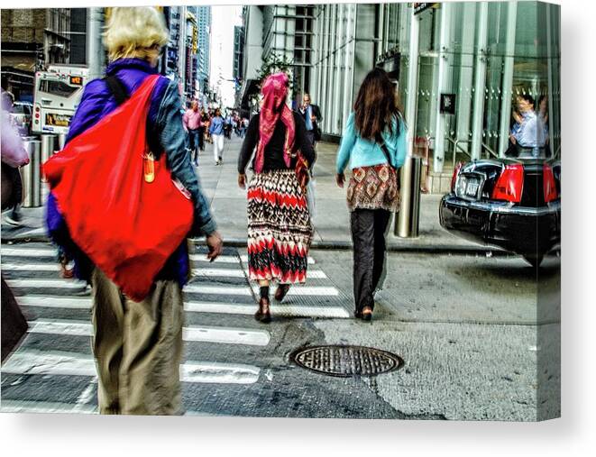 Crossing Canvas Print featuring the photograph Crossing by Karol Livote