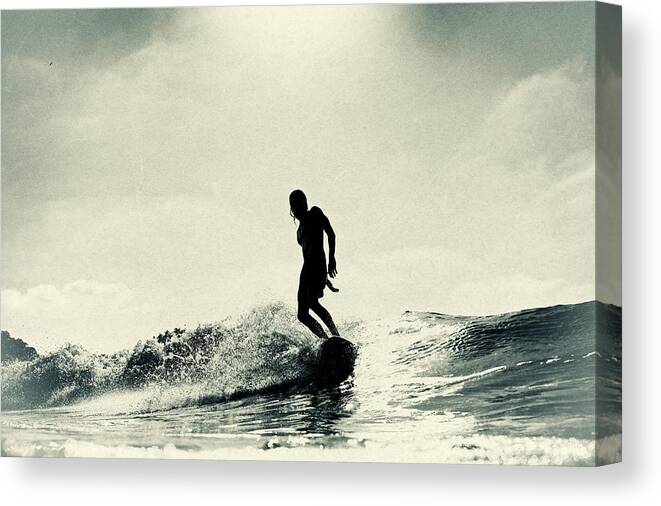 Surfing Canvas Print featuring the photograph Cruise Control by Nik West