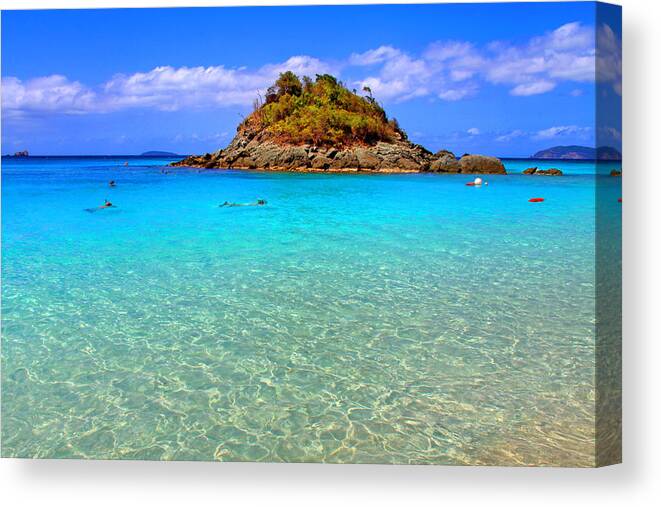 Beach Canvas Print featuring the photograph Crystal Waters by Scott Mahon