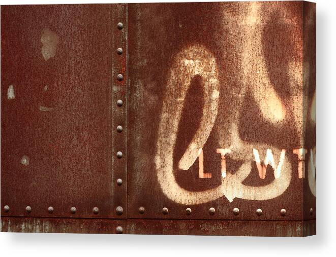 Rust Canvas Print featuring the photograph Csltw by Kreddible Trout