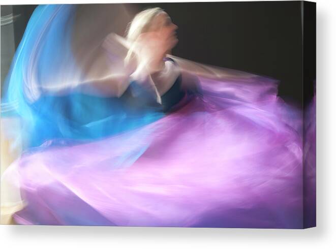  Delicacy Canvas Print featuring the photograph Dance Ballerina by Adele Aron Greenspun
