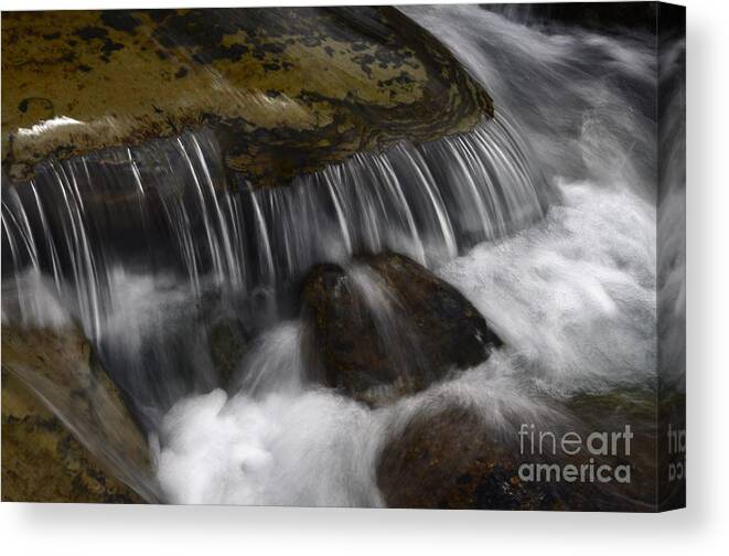 Water Canvas Print featuring the photograph Dancing Waters 2 by Bob Christopher