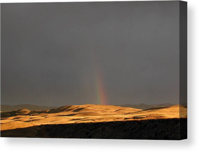 Montana Canvas Print featuring the photograph Dark Sky - Montana by DArcy Evans