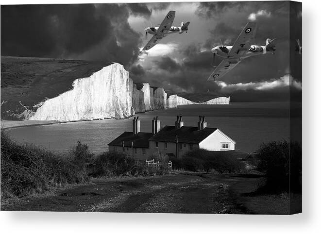Spitfire Canvas Print featuring the photograph Dawn Patrol by Kris Dutson