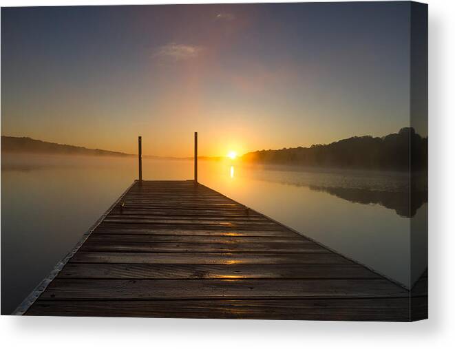 Sunrise Canvas Print featuring the photograph Daybreak by Penny Meyers