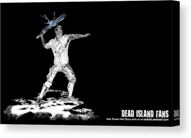 Dead Island Canvas Print featuring the digital art Dead Island by Maye Loeser